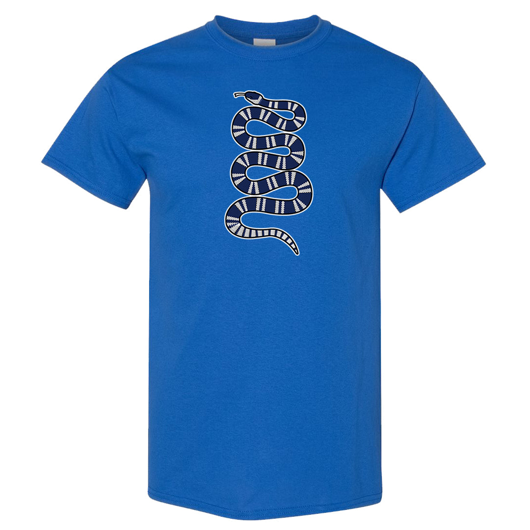 French Blue 13s T Shirt | Coiled Snake, Royal