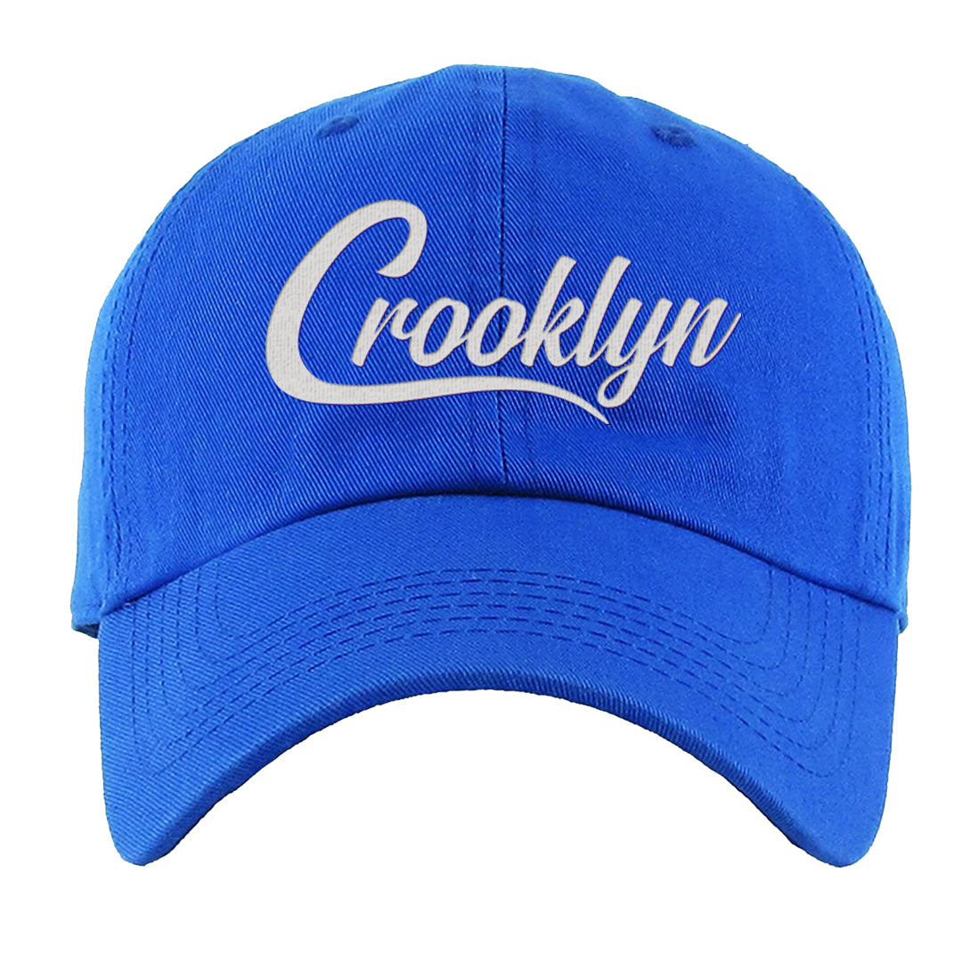 French Blue 13s Dad Hat | Crooklyn, Royal Blue