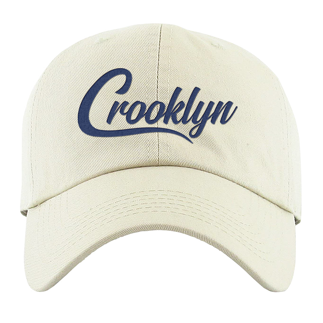 French Blue 13s Dad Hat | Crooklyn, White