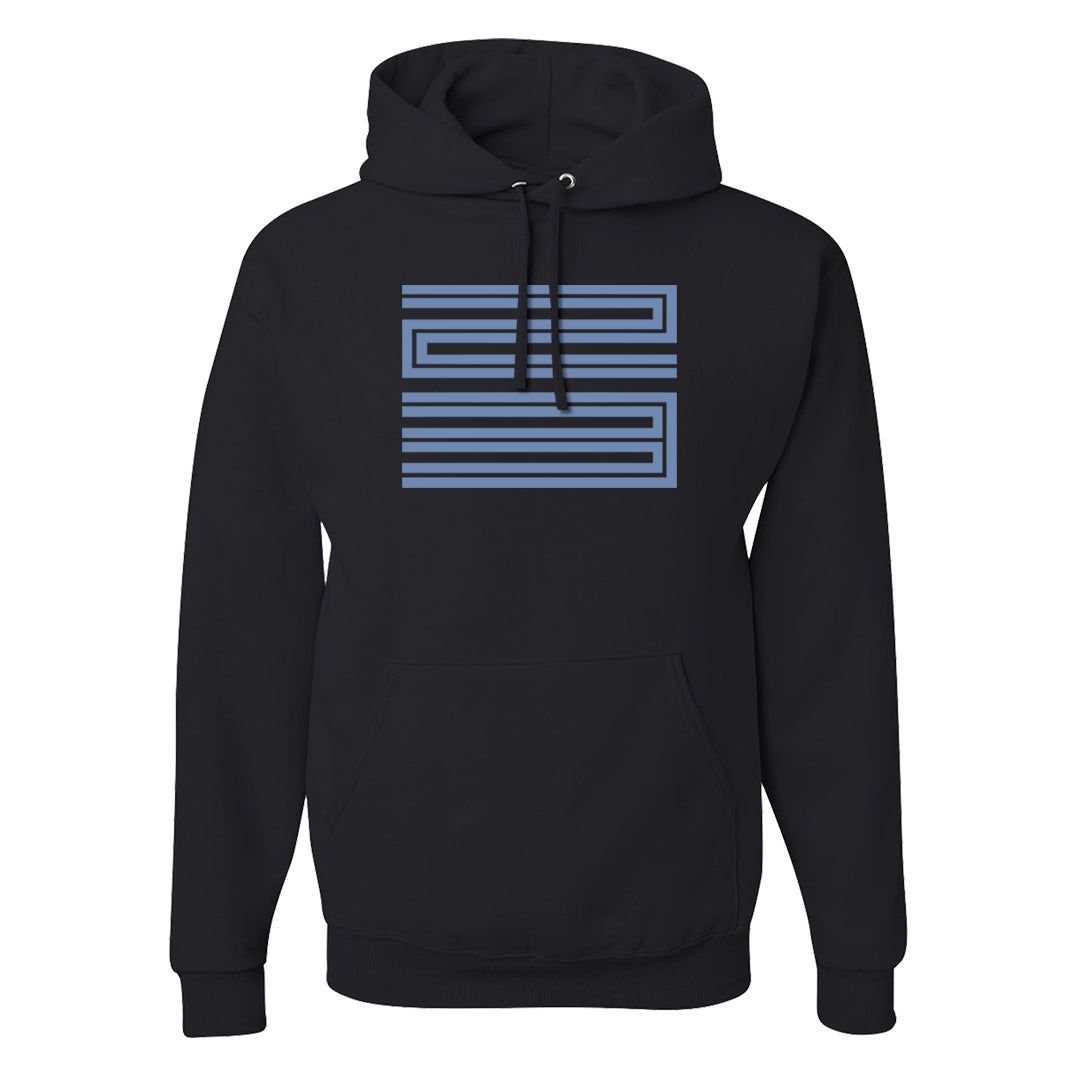 French Blue 13s Hoodie | Double Line 23, Black