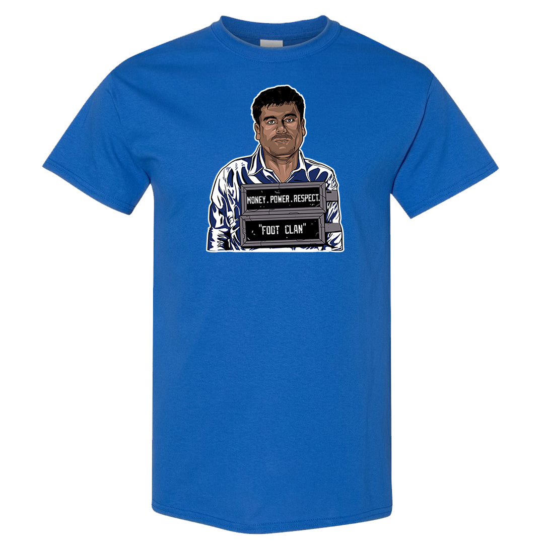 French Blue 13s T Shirt | El Chapo Illustration, Royal
