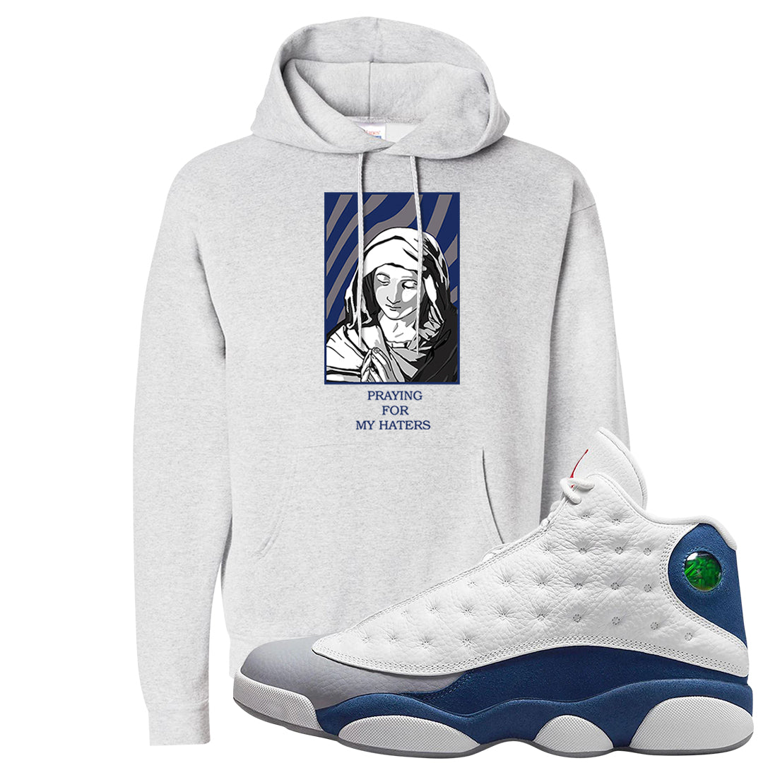 French Blue 13s Hoodie | God Told Me, Ash