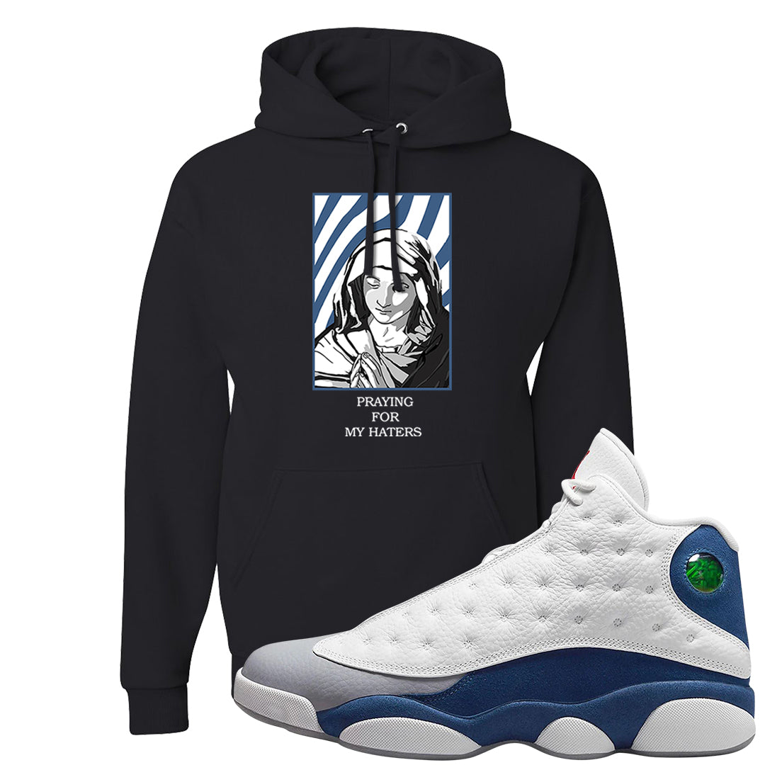 French Blue 13s Hoodie | God Told Me, Black