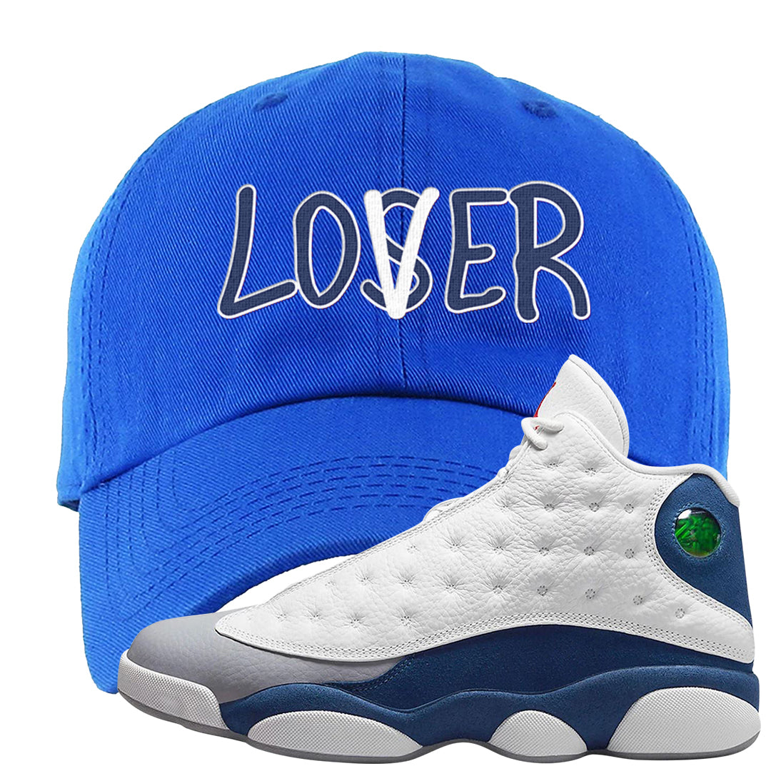 French Blue 13s Dad Hat | Lover, Royal Blue