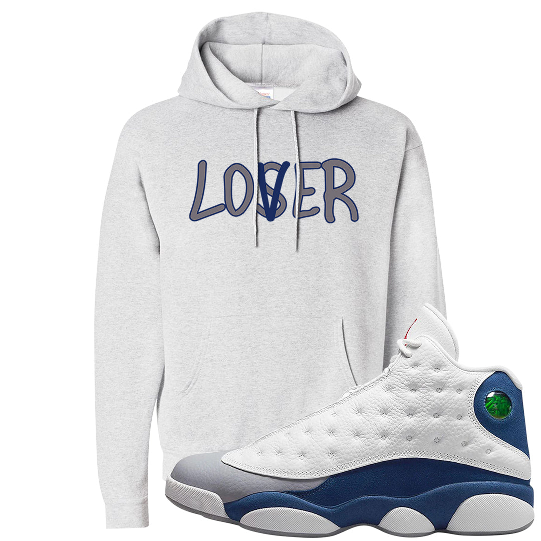 French Blue 13s Hoodie | Lover, Ash