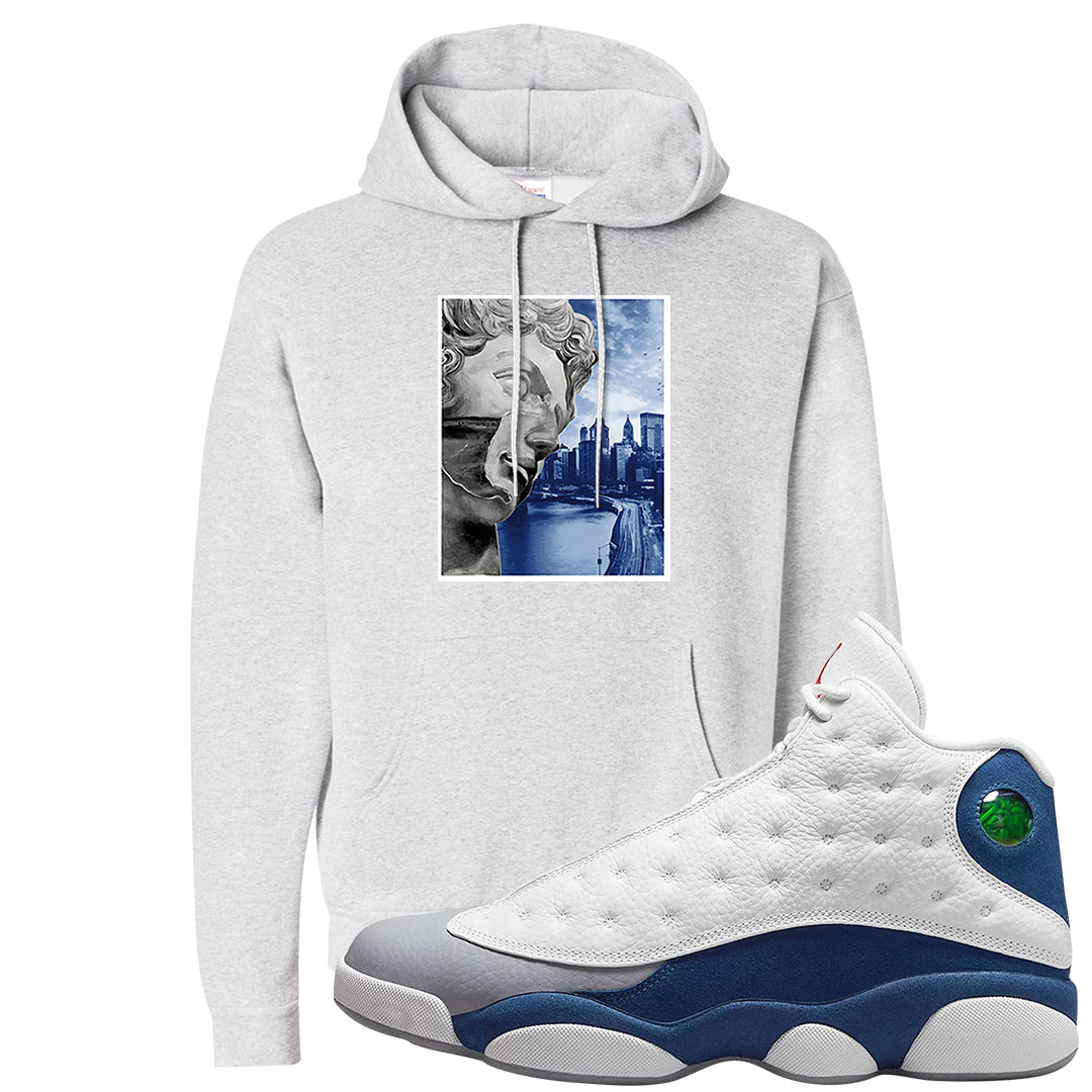 French Blue 13s Hoodie | Miguel, Ash