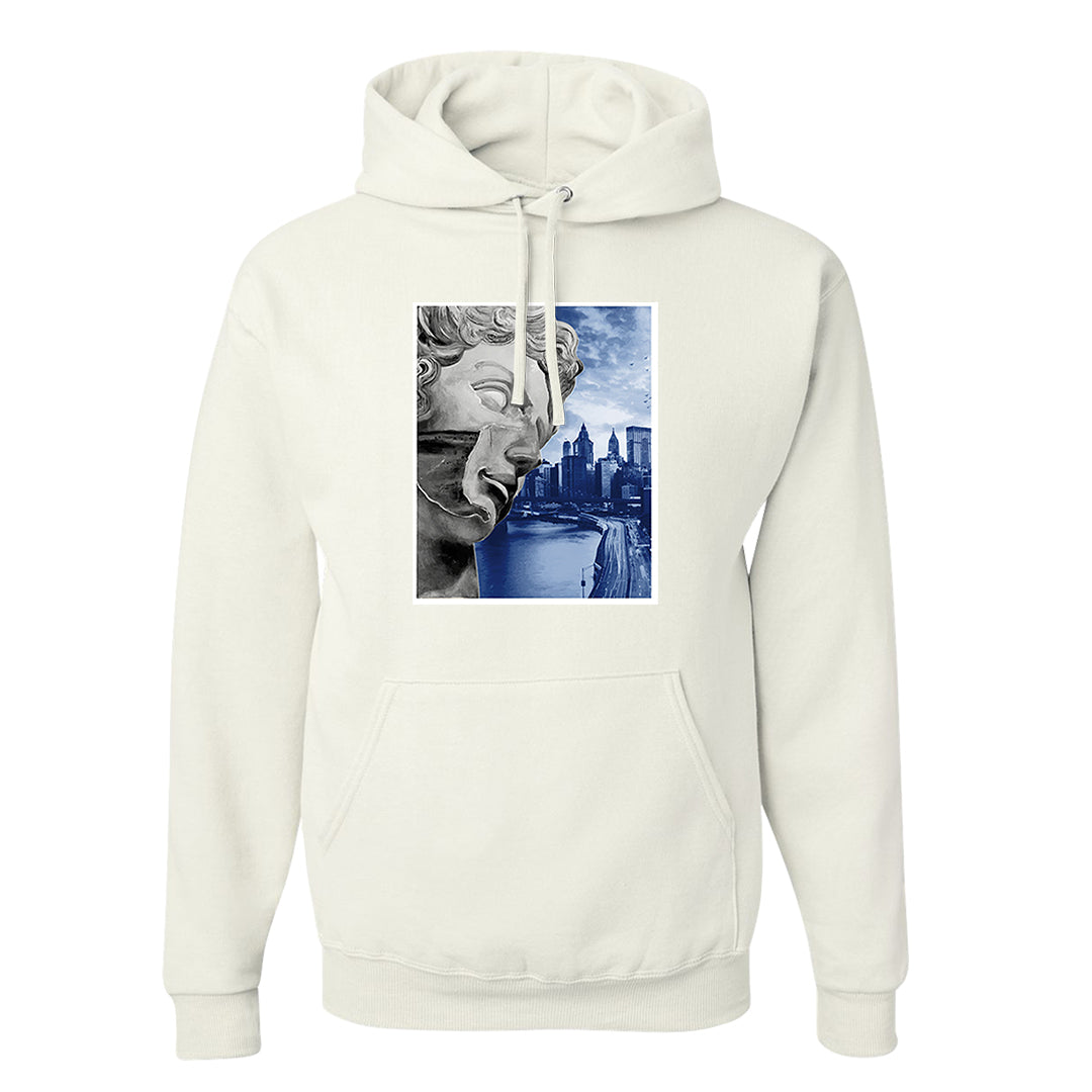French Blue 13s Hoodie | Miguel, White