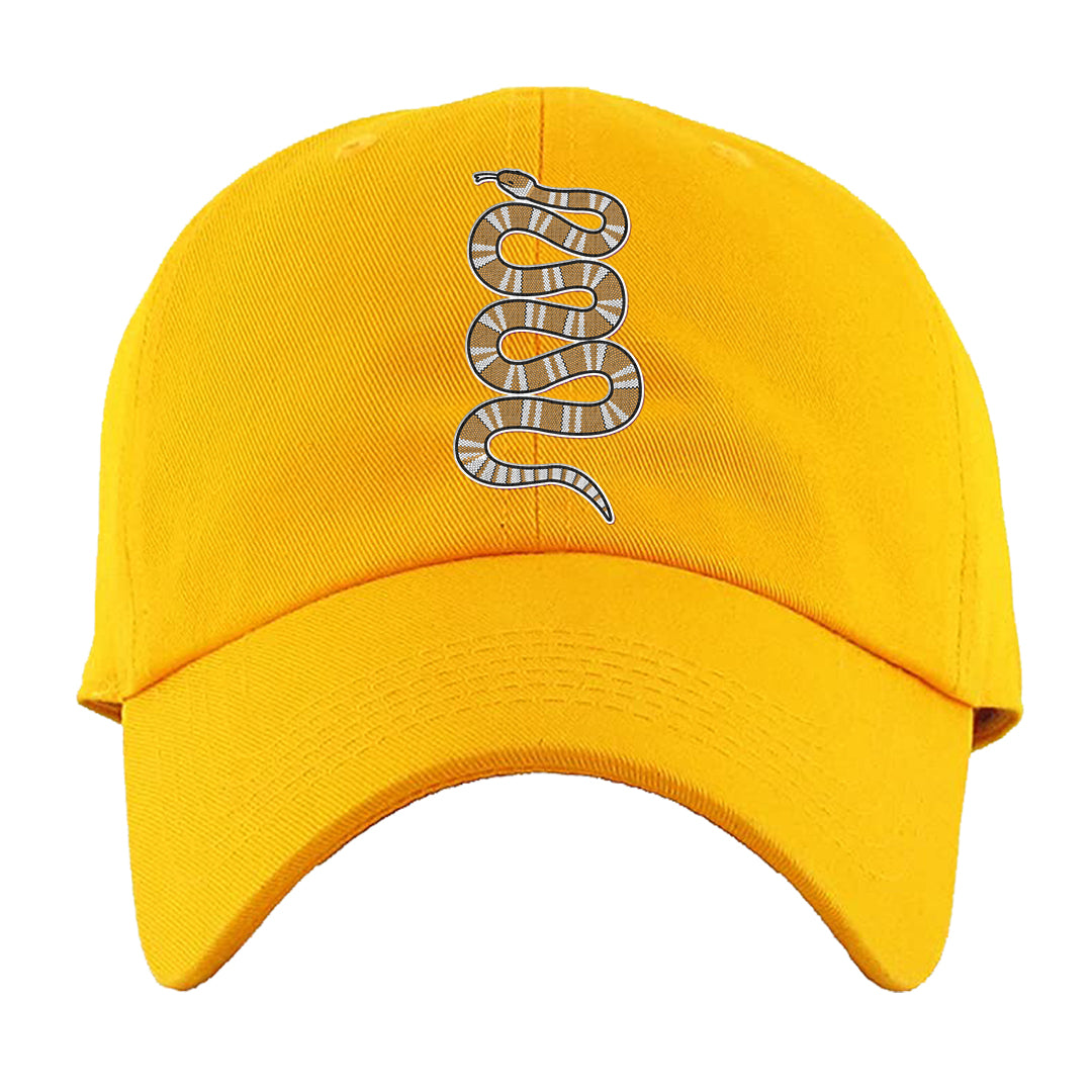 Ginger 14s Dad Hat | Coiled Snake, Gold