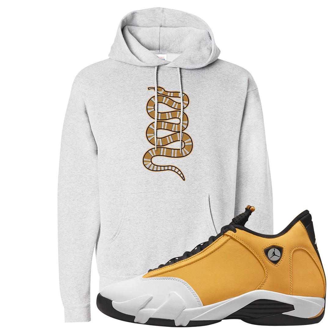 Ginger 14s Hoodie | Coiled Snake, Ash