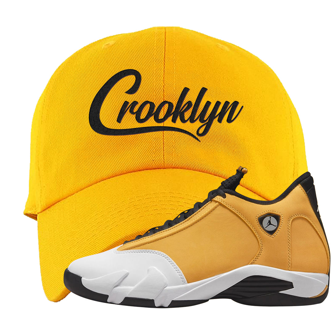 Ginger 14s Dad Hat | Crooklyn, Gold