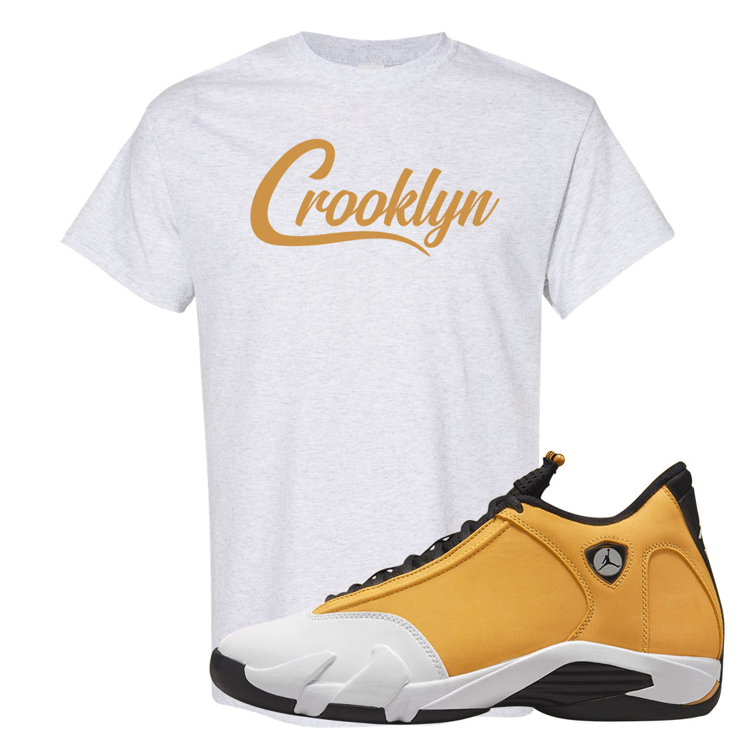 Ginger 14s T Shirt | Crooklyn, Ash