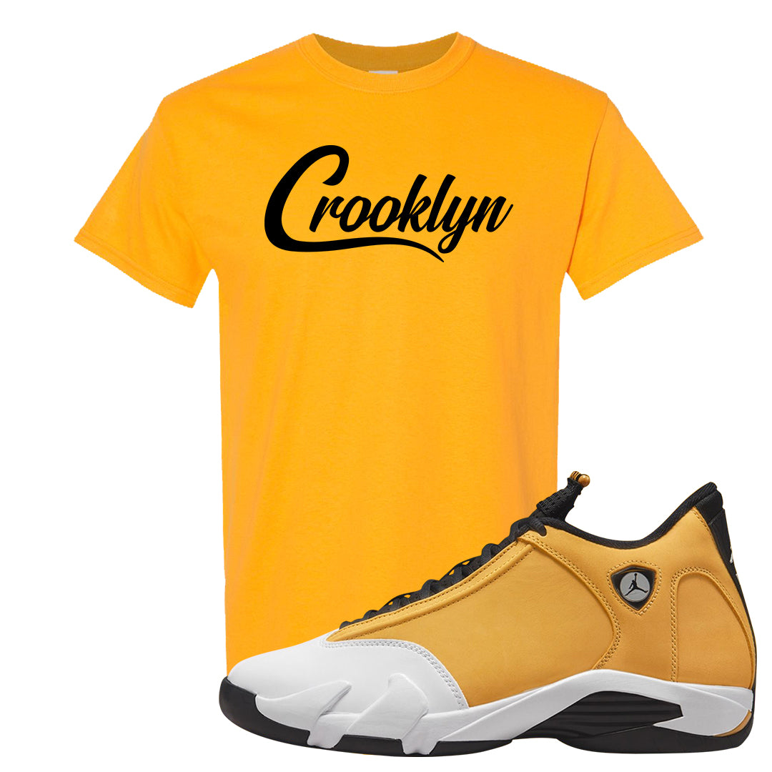 Ginger 14s T Shirt | Crooklyn, Gold