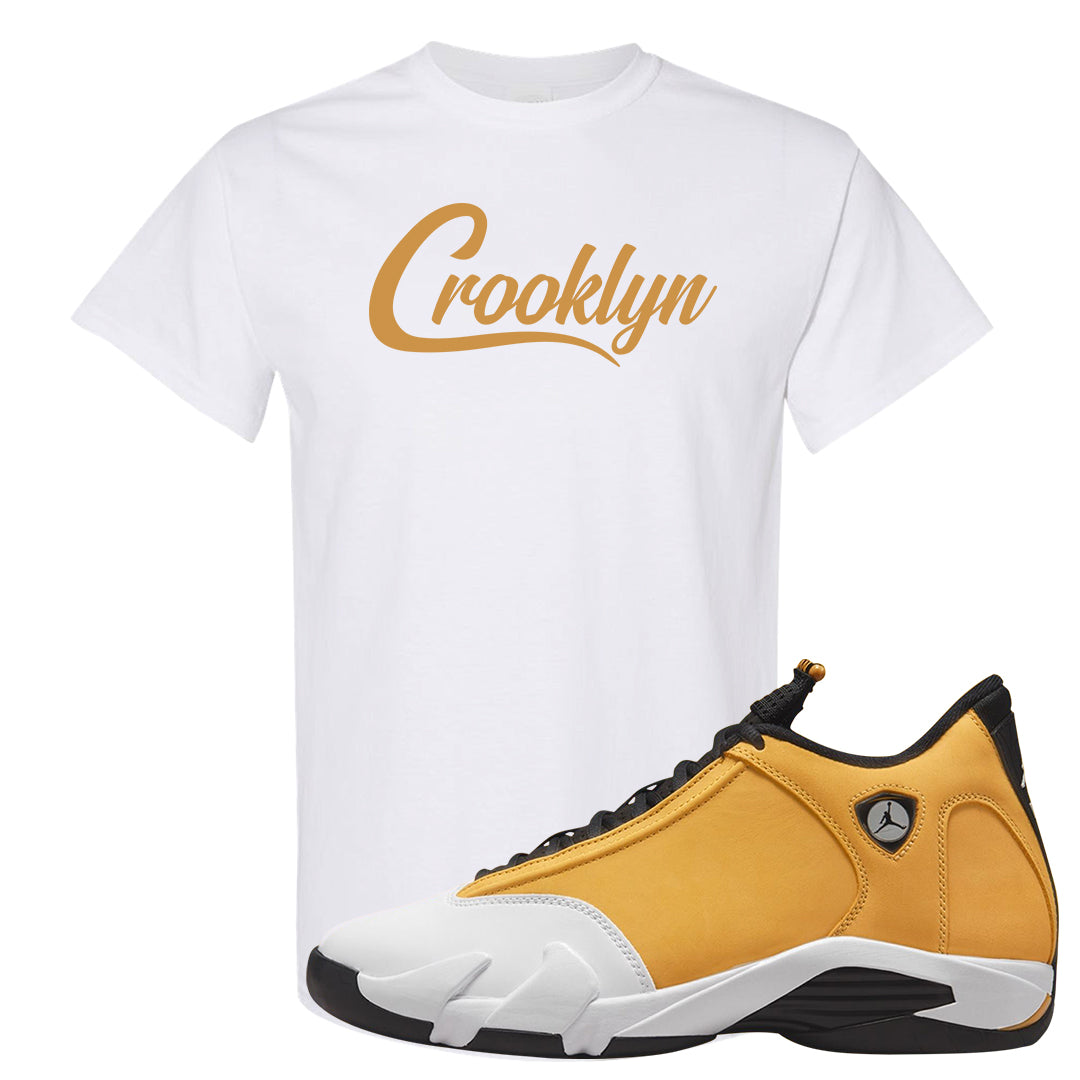 Ginger 14s T Shirt | Crooklyn, White
