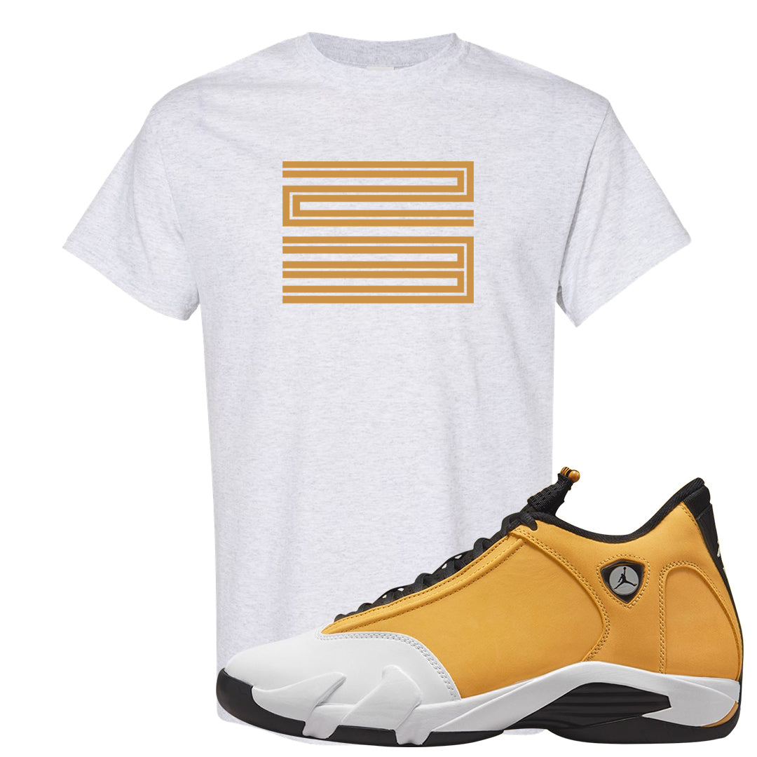 Ginger 14s T Shirt | Double Line 23, Ash