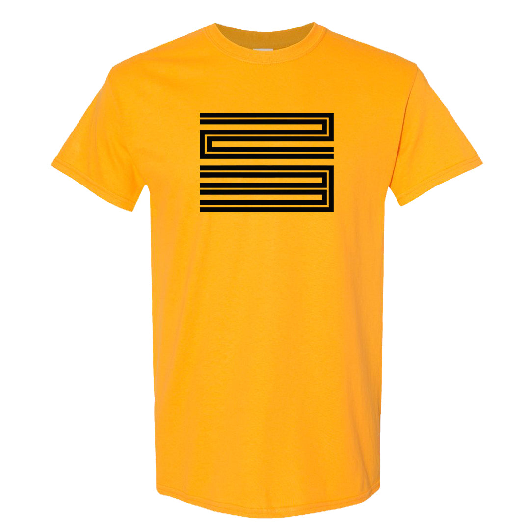 Ginger 14s T Shirt | Double Line 23, Gold