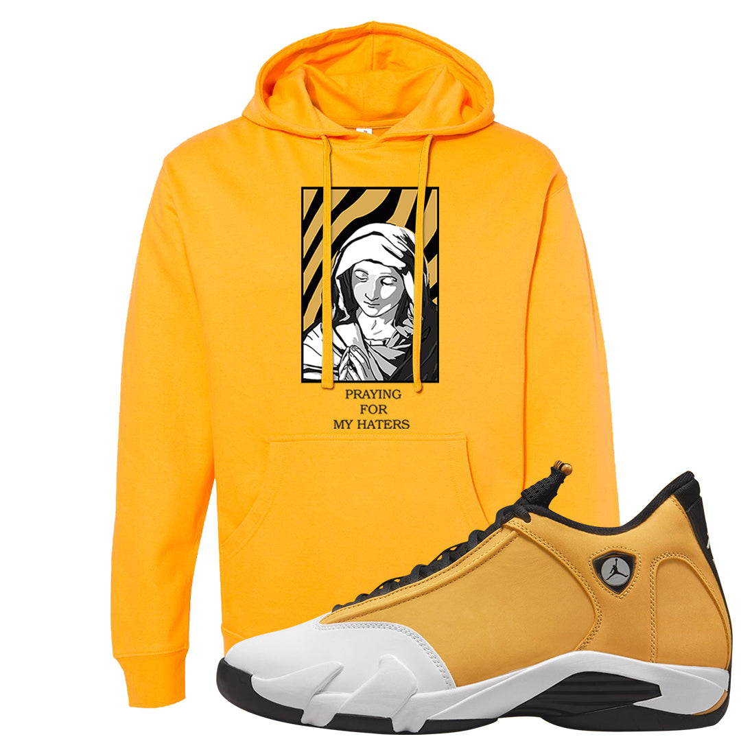 Ginger 14s Hoodie | God Told Me, Gold