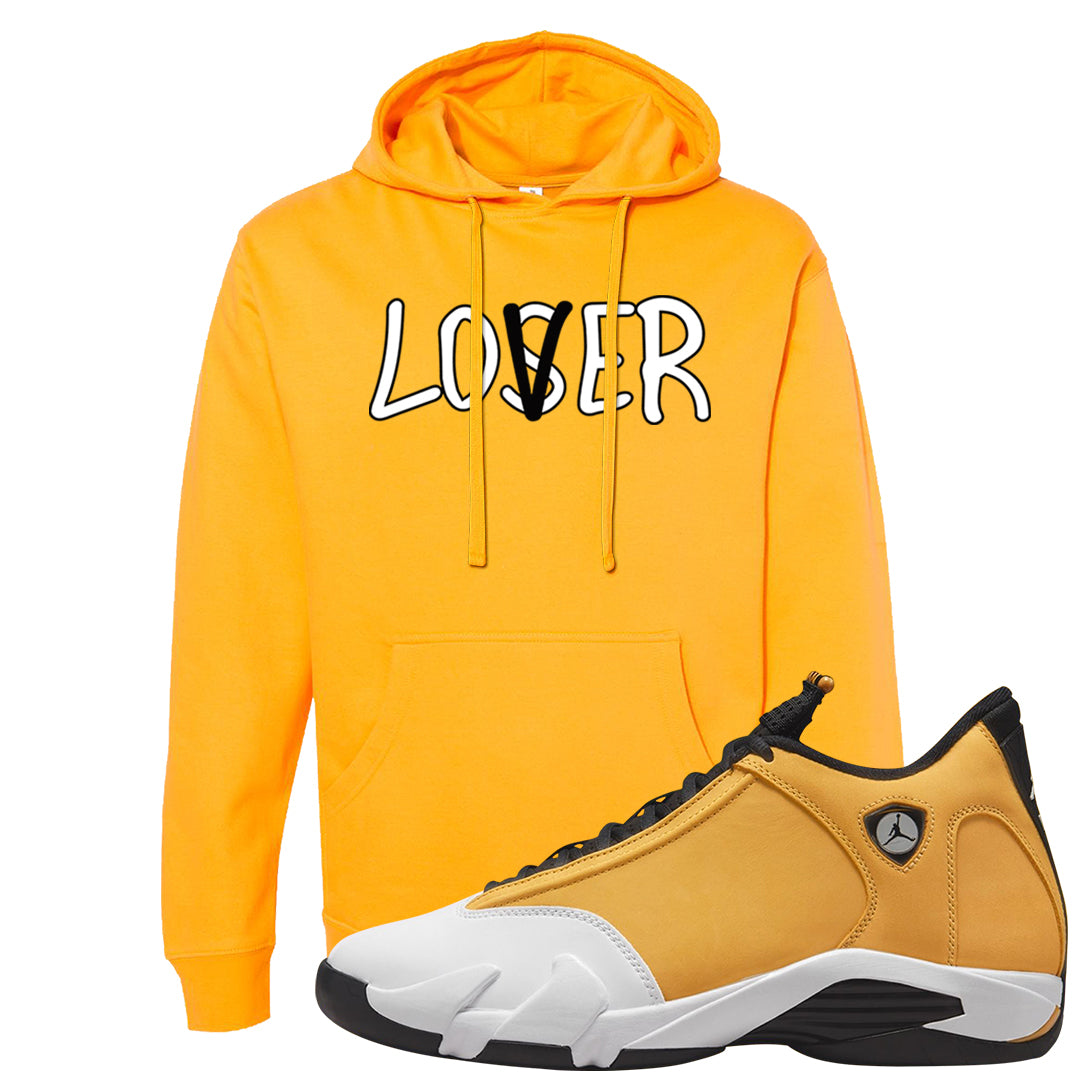 Ginger 14s Hoodie | Lover, Gold