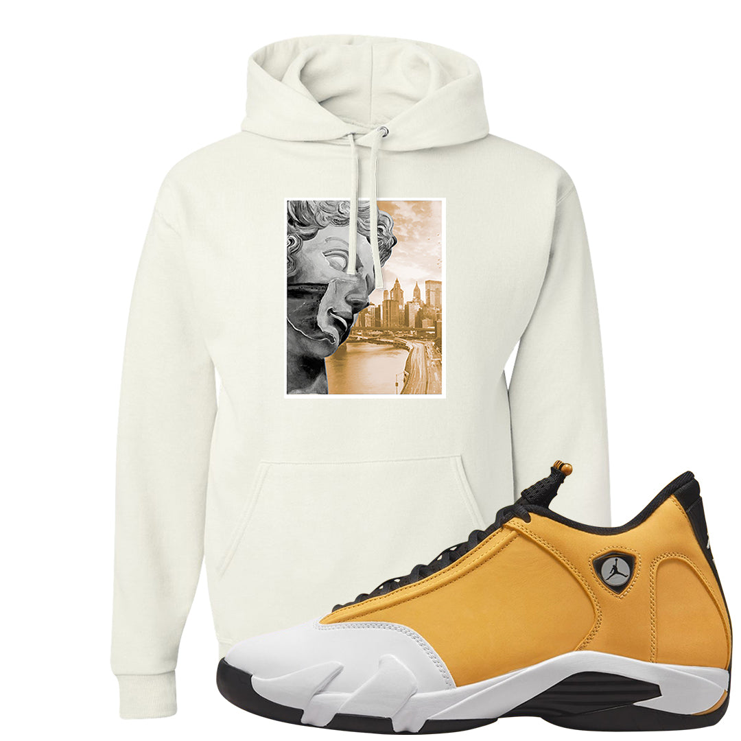 Ginger 14s Hoodie | Miguel, White