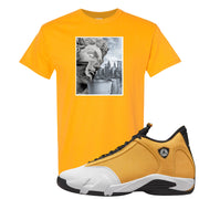 Ginger 14s T Shirt | Miguel, Gold