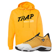 Ginger 14s Hoodie | Trap To Rise Above Poverty, Gold