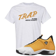Ginger 14s T Shirt | Trap To Rise Above Poverty, Ash