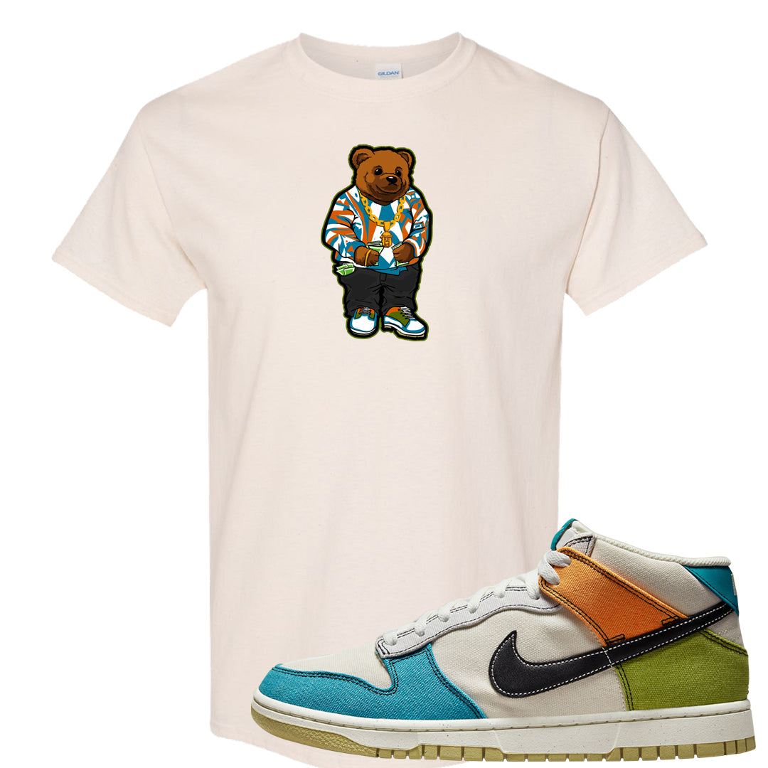 Pale Ivory Dunk Mid T Shirt | Sweater Bear, Natural