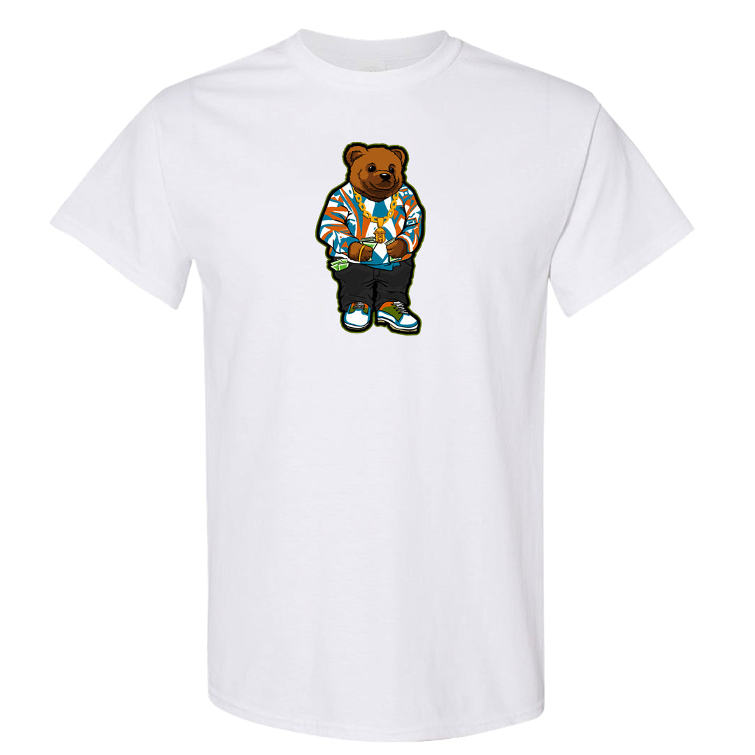 Pale Ivory Dunk Mid T Shirt | Sweater Bear, White