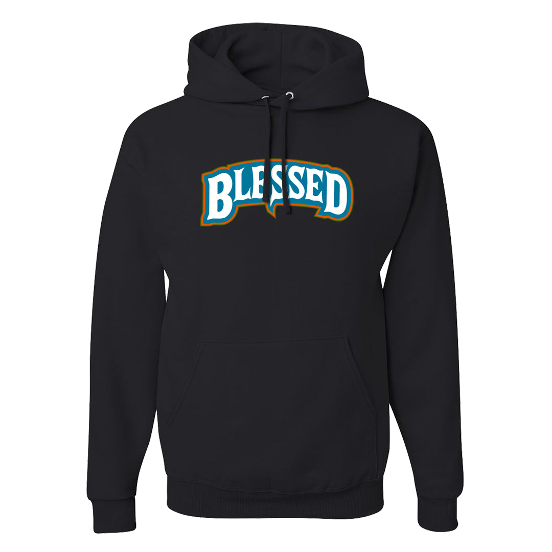 Pale Ivory Dunk Mid Hoodie | Blessed Arch, Black