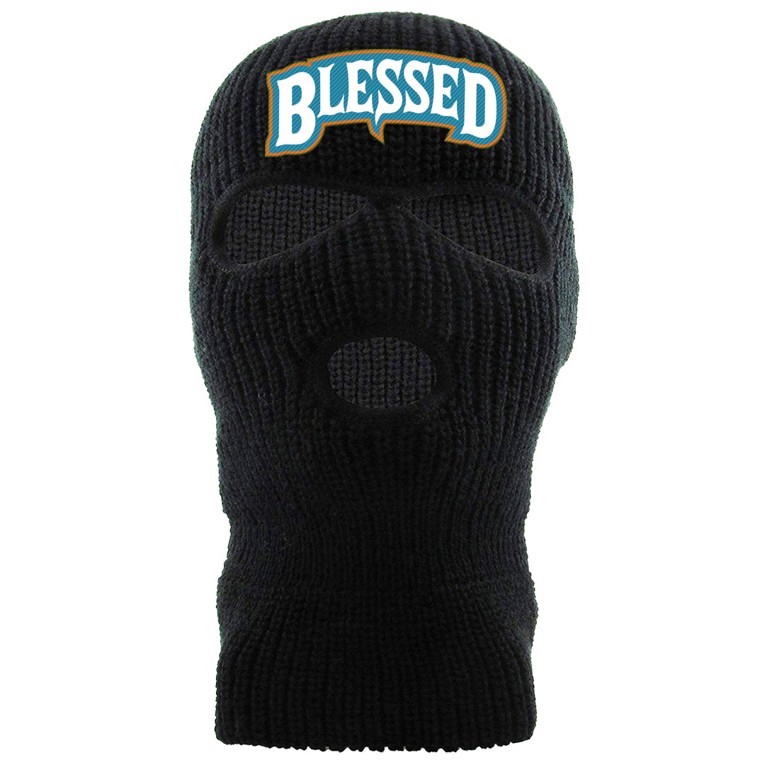 Pale Ivory Dunk Mid Ski Mask | Blessed Arch, Black