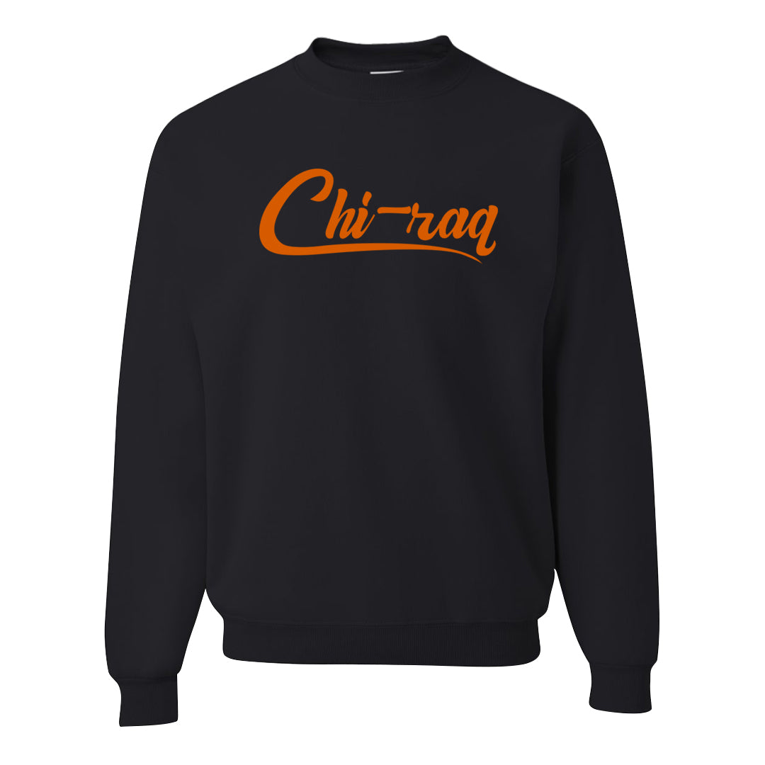 Pale Ivory Dunk Mid Crewneck Sweatshirt | Chiraq, Black