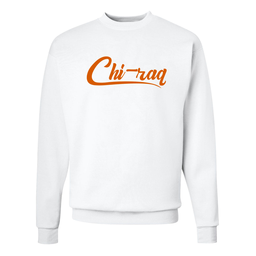 Pale Ivory Dunk Mid Crewneck Sweatshirt | Chiraq, White