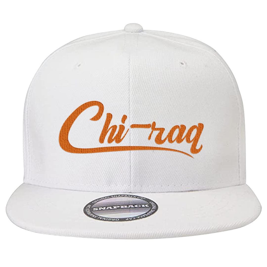 Pale Ivory Dunk Mid Snapback Hat | Chiraq, White