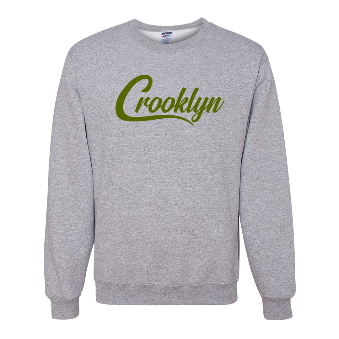 Pale Ivory Dunk Mid Crewneck Sweatshirt | Crooklyn, Ash