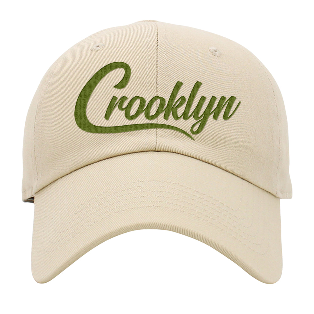 Pale Ivory Dunk Mid Dad Hat | Crooklyn, Ivory