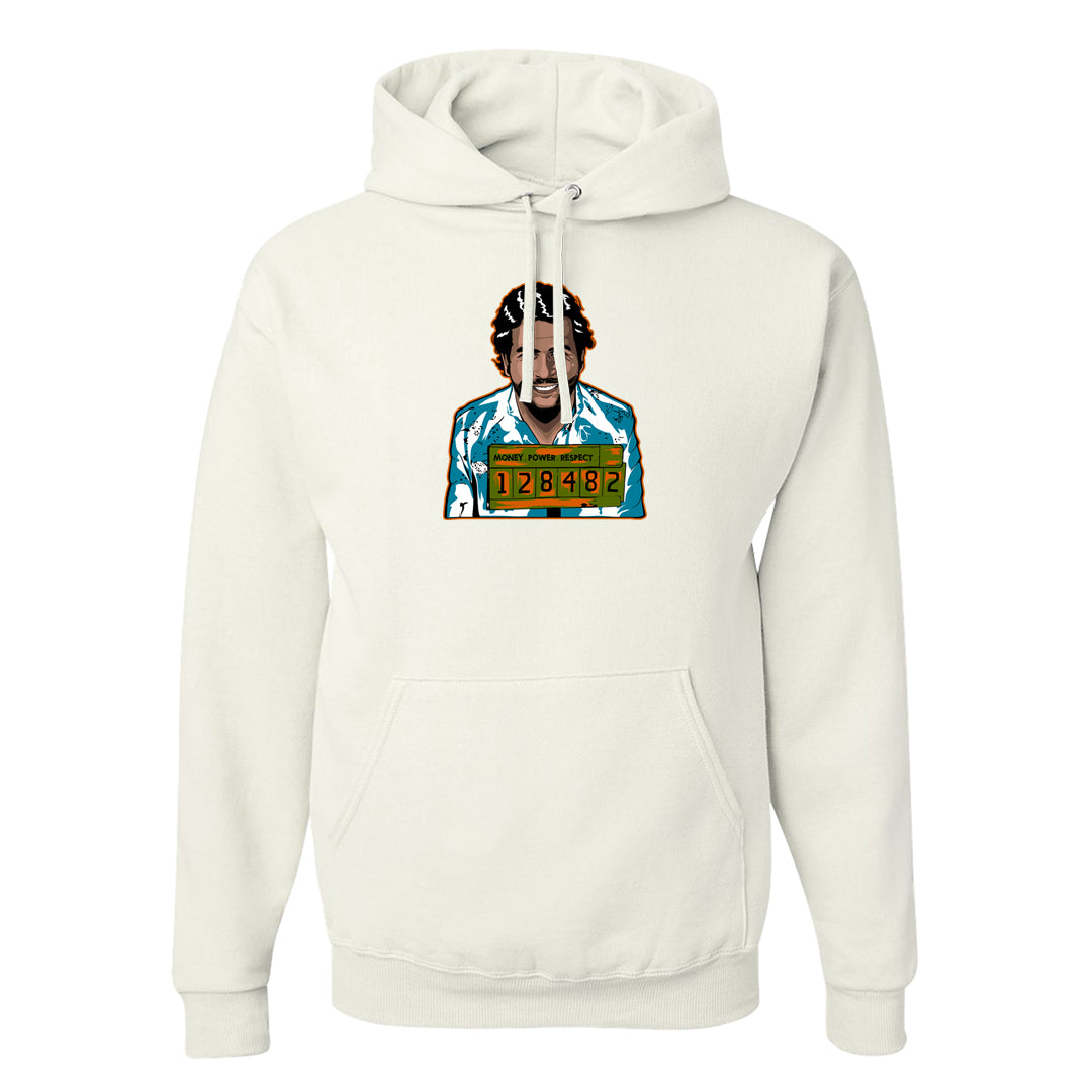 Pale Ivory Dunk Mid Hoodie | Escobar Illustration, White
