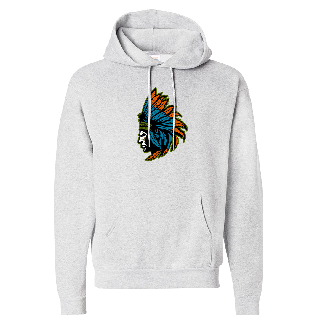 Pale Ivory Dunk Mid Hoodie | Indian Chief, Ash