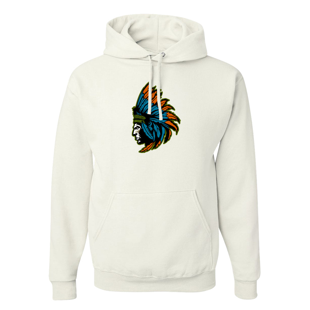 Pale Ivory Dunk Mid Hoodie | Indian Chief, White