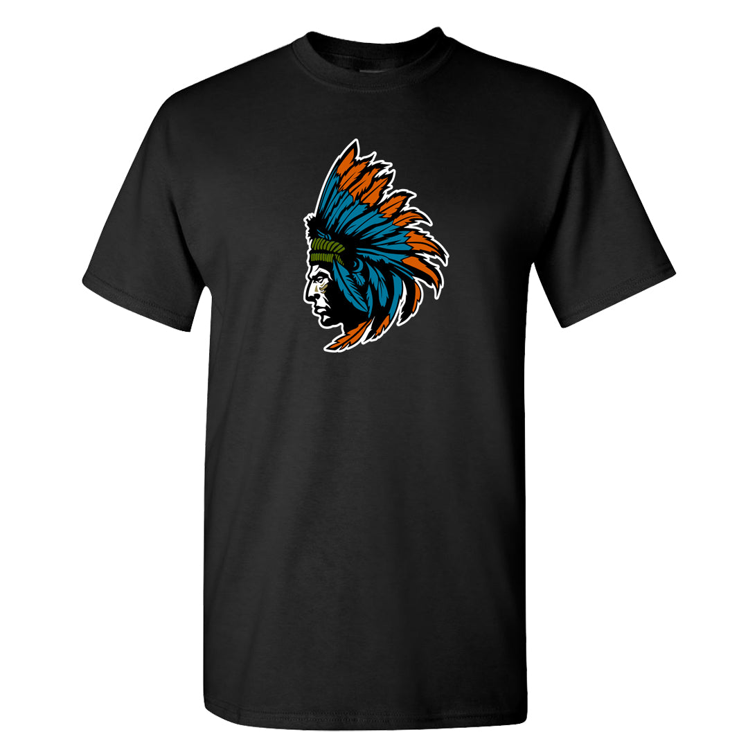 Pale Ivory Dunk Mid T Shirt | Indian Chief, Black