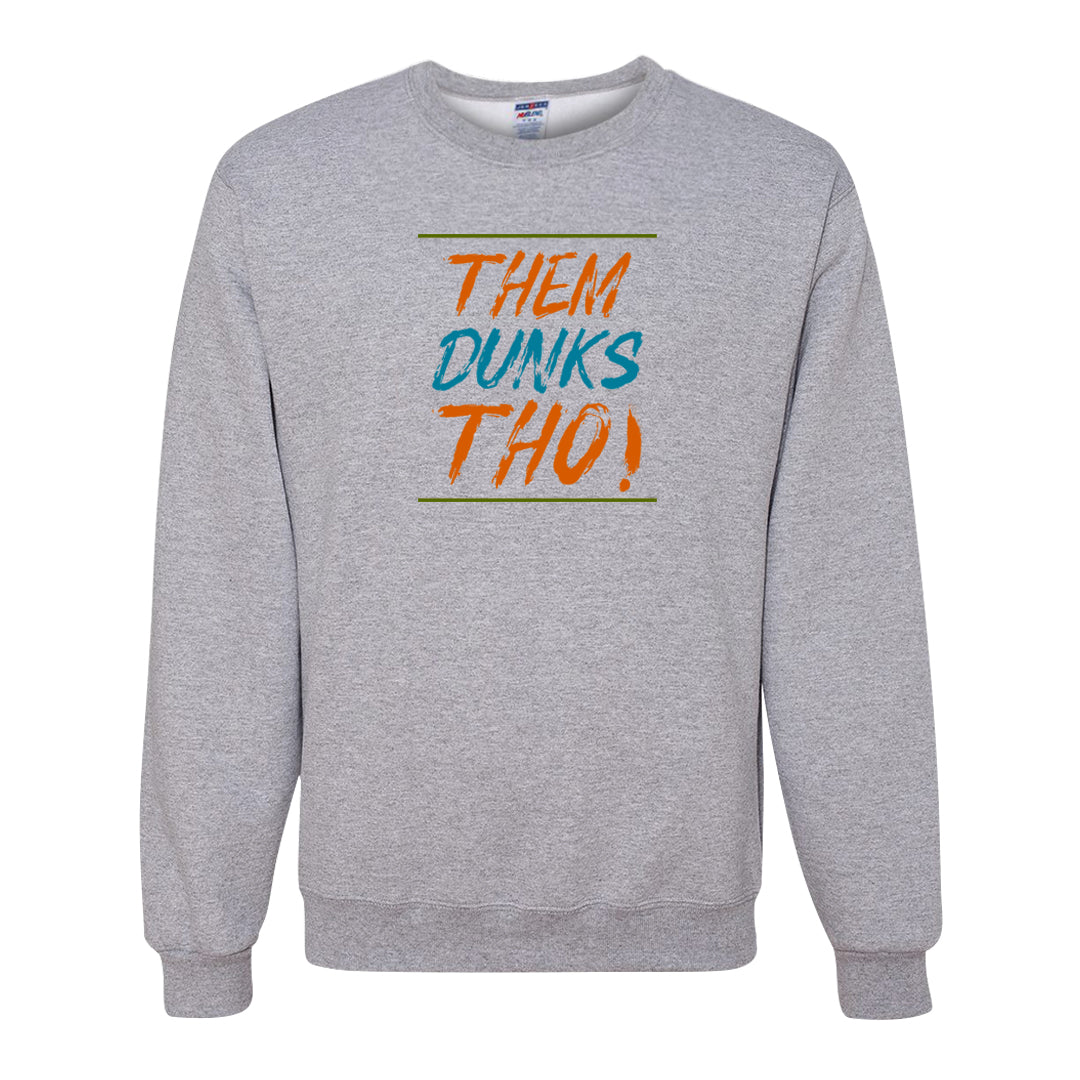 Pale Ivory Dunk Mid Crewneck Sweatshirt | Them Dunks Tho, Ash