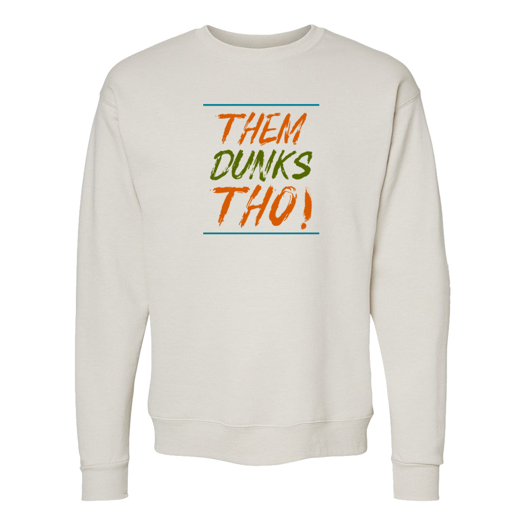Pale Ivory Dunk Mid Crewneck Sweatshirt | Them Dunks Tho, Sand
