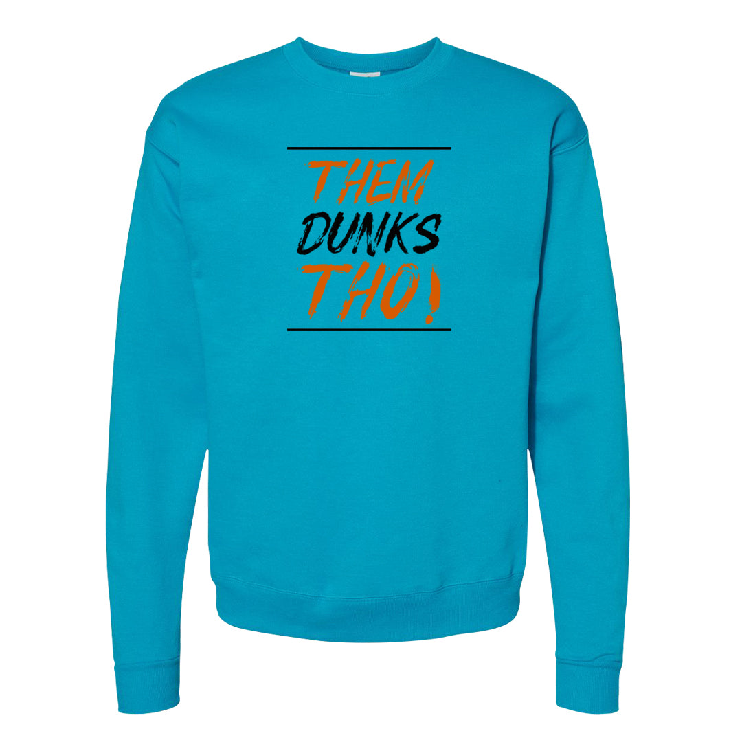 Pale Ivory Dunk Mid Crewneck Sweatshirt | Them Dunks Tho, Teal