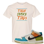 Pale Ivory Dunk Mid T Shirt | Them Dunks Tho, Natural