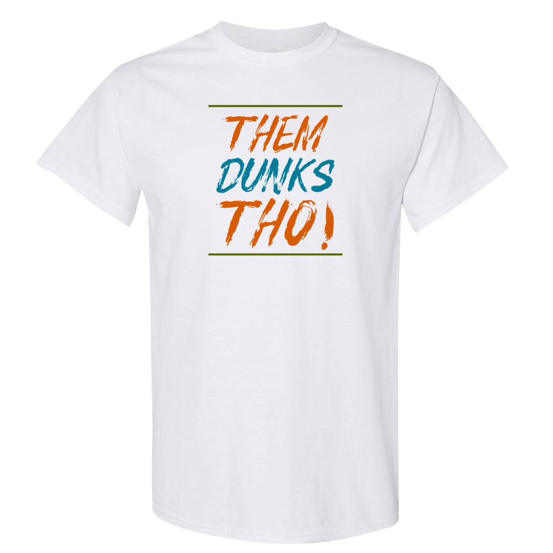 Pale Ivory Dunk Mid T Shirt | Them Dunks Tho, White