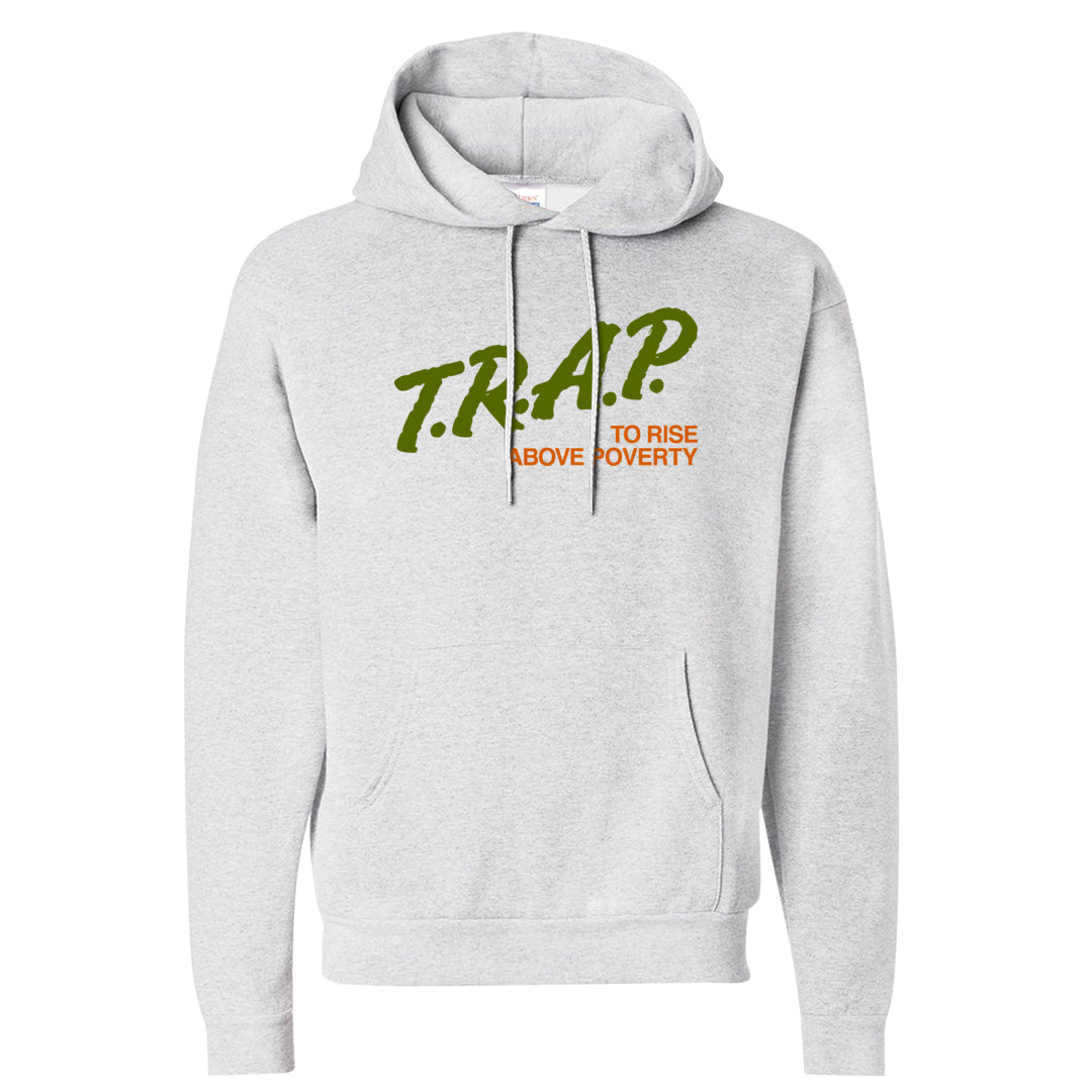Pale Ivory Dunk Mid Hoodie | Trap To Rise Above Poverty, Ash