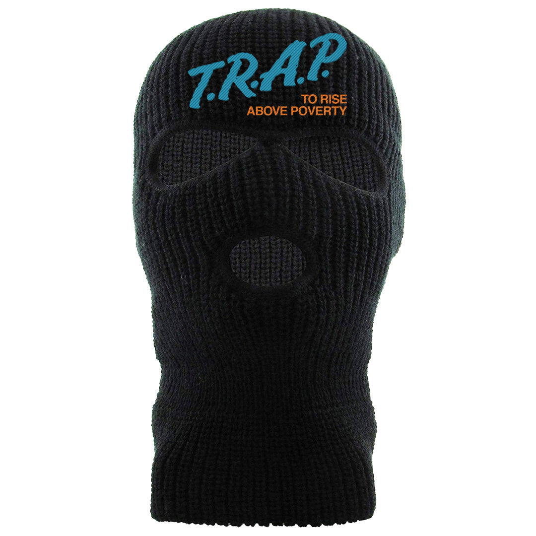 Pale Ivory Dunk Mid Ski Mask | Trap To Rise Above Poverty, Black