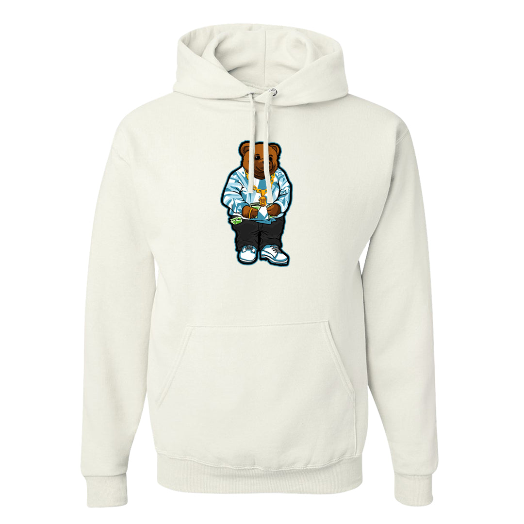 Blue Chill High Dunks Hoodie | Sweater Bear, White