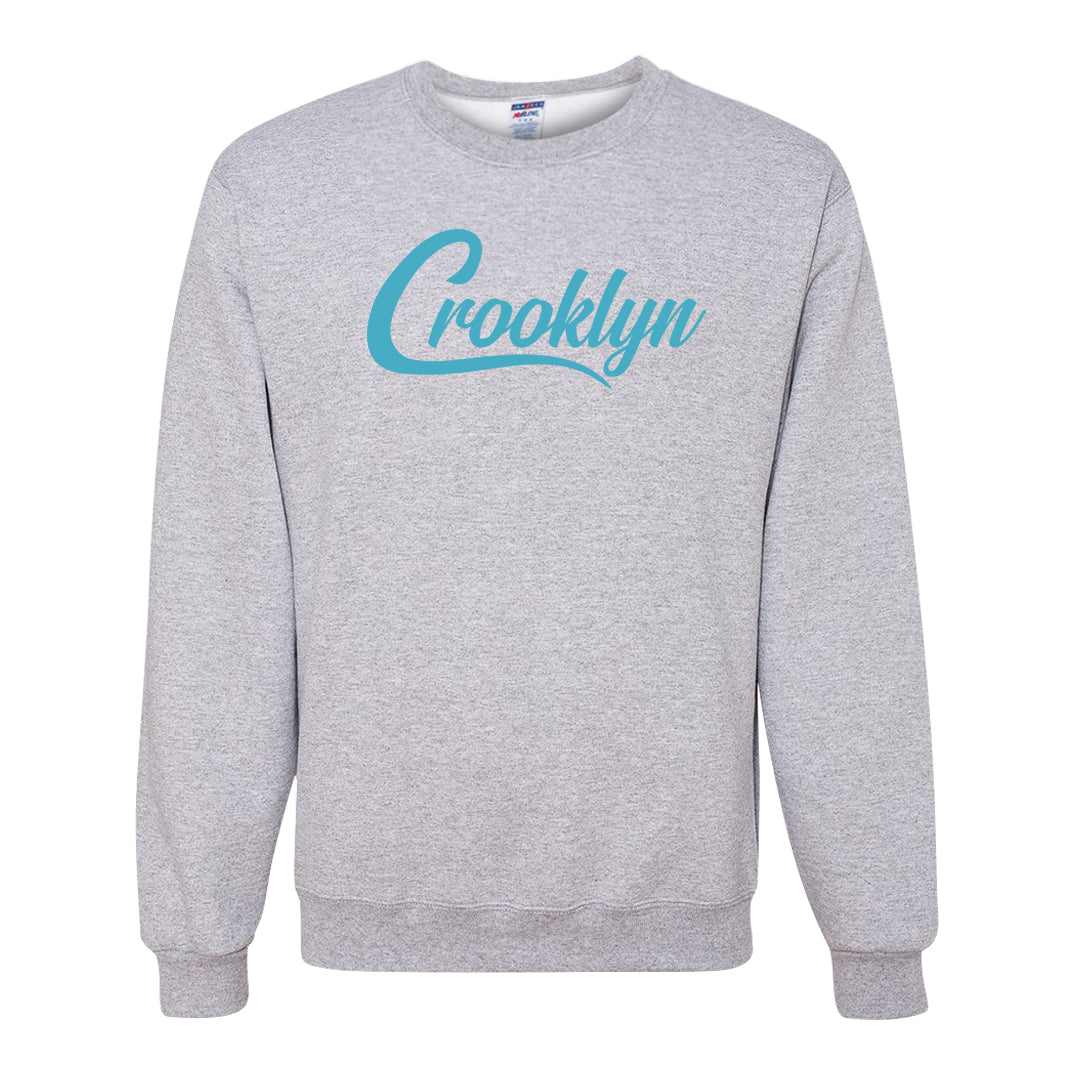 Blue Chill High Dunks Crewneck Sweatshirt | Crooklyn, Ash