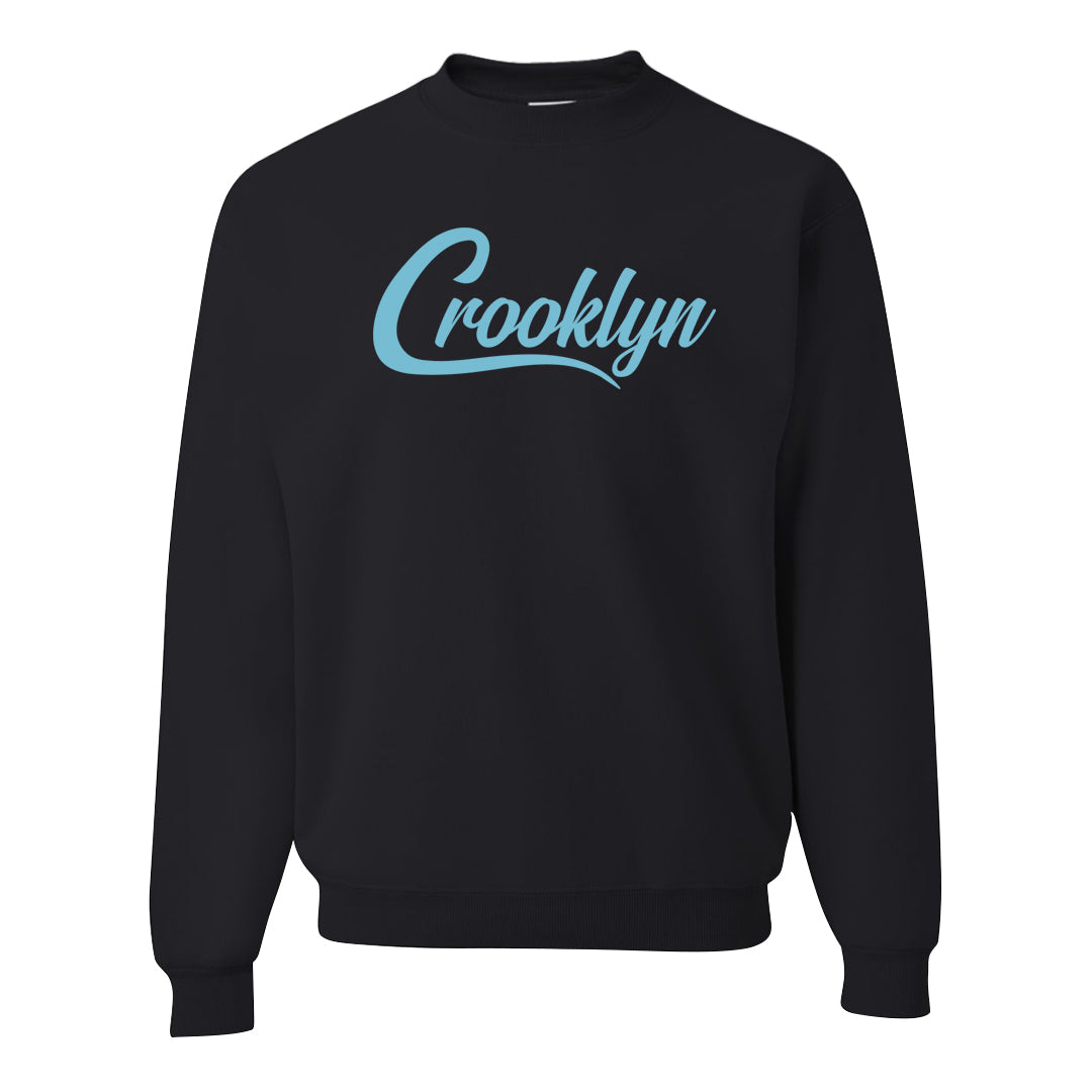 Blue Chill High Dunks Crewneck Sweatshirt | Crooklyn, Black