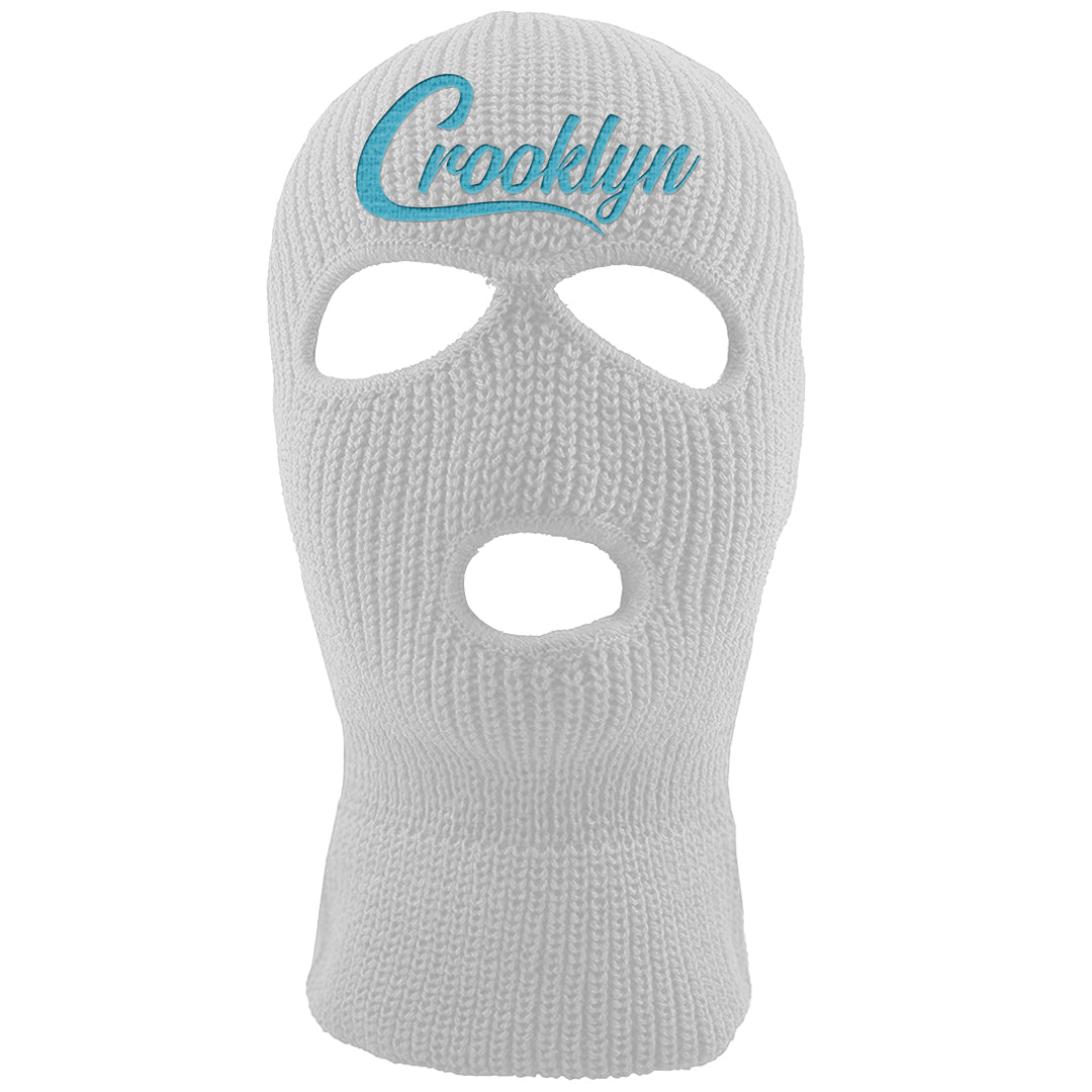 Blue Chill High Dunks Ski Mask | Crooklyn, White