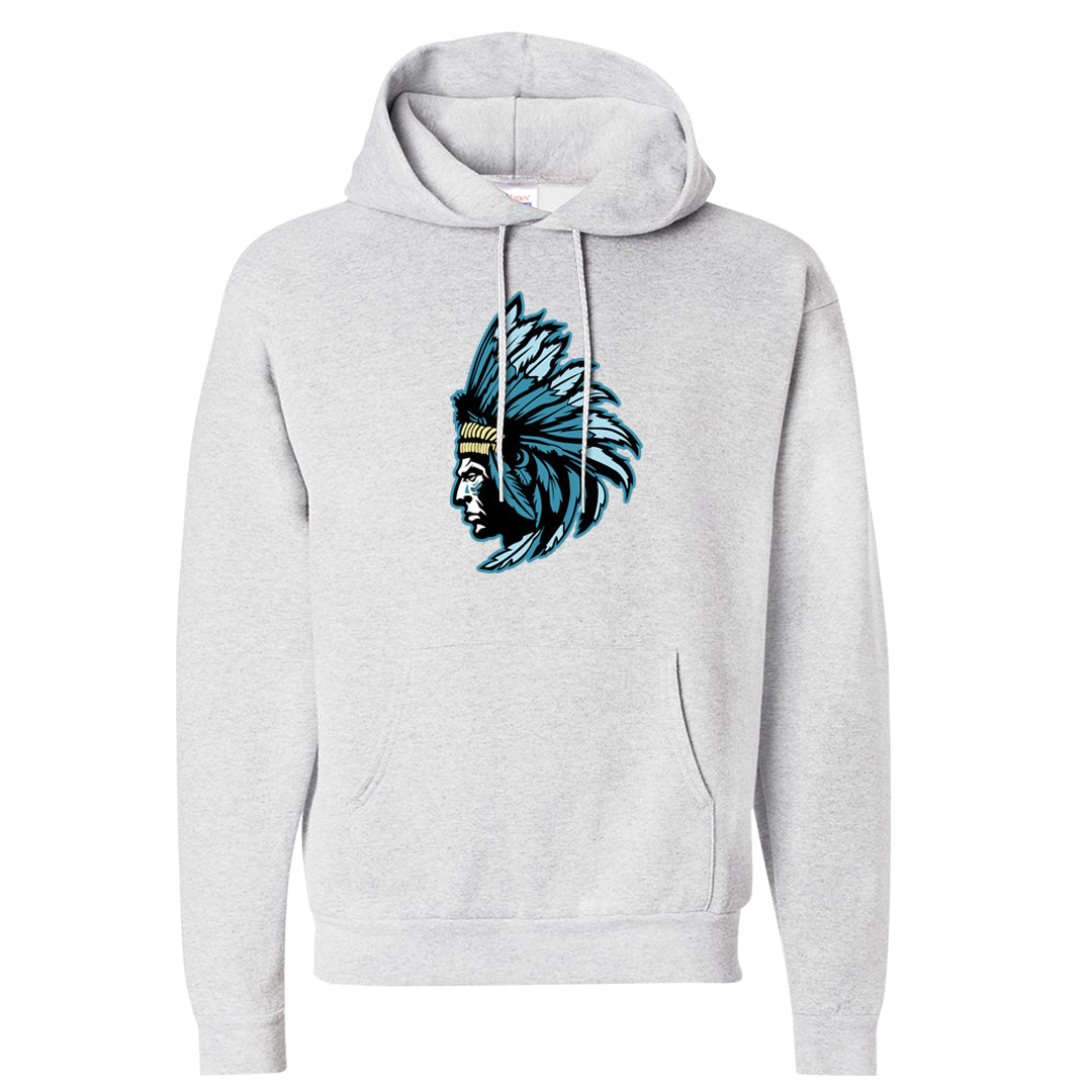 Blue Chill High Dunks Hoodie | Indian Chief, Ash